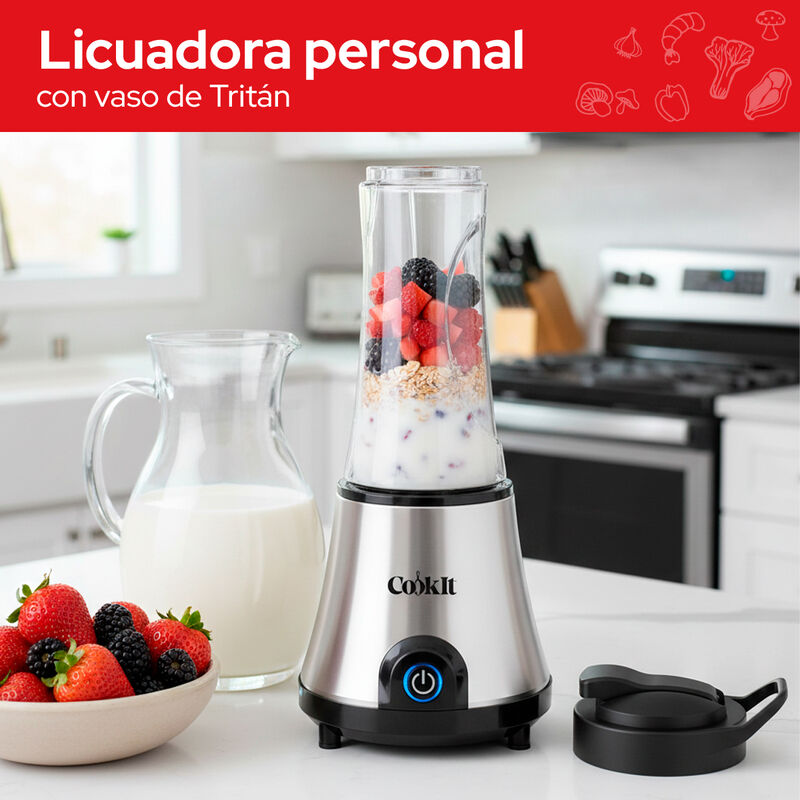 Licuadora Personal Cookit Cpb06 500w Vaso Trita... image number null