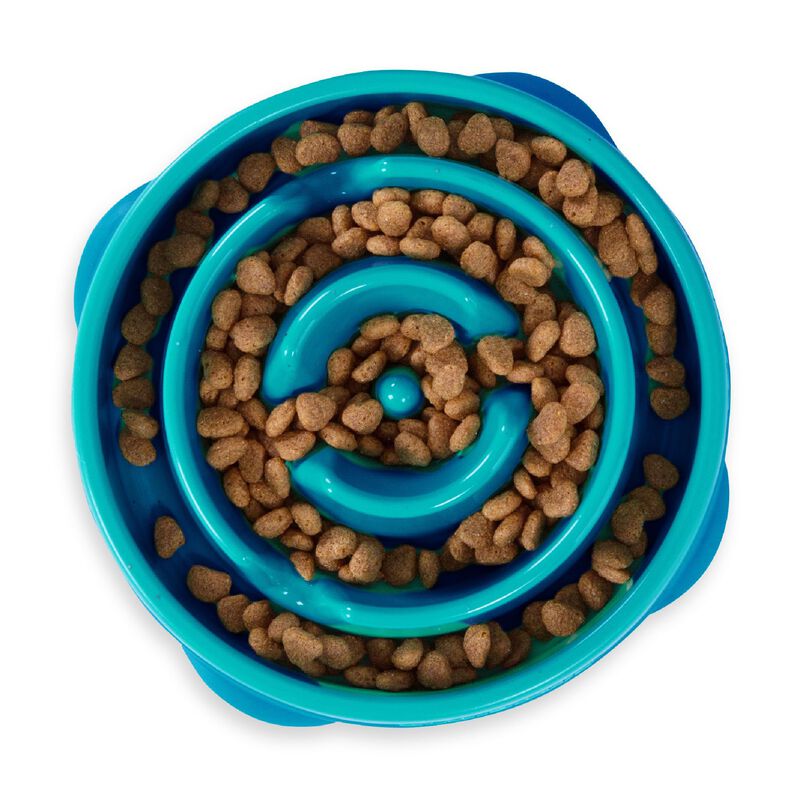 Dog Bowl Outward Hound Fun Feeder Slo Bowl, Ali... image number null