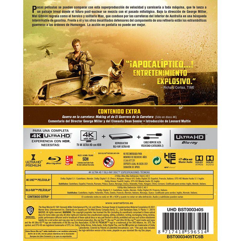 Mad Max 2: El Guerrero De La Carretera (1981) -... image number null