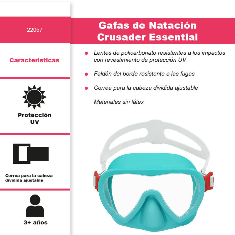 M&aacute;scara  Bestway De Buceo Infantil Snorkel Ment... image number null