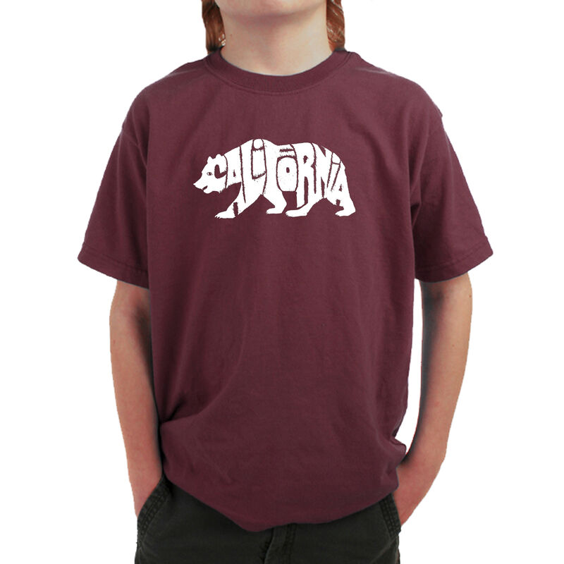 Camiseta Word Art Para Ni&ntilde;o - Oso de California... image number null