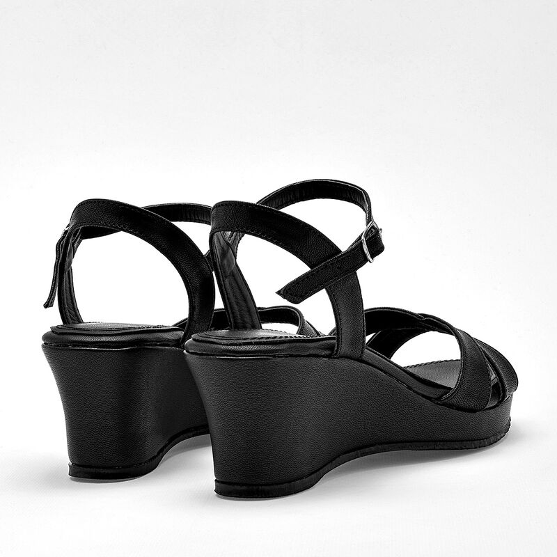 First Avenue Sandalia para mujer negro image number null