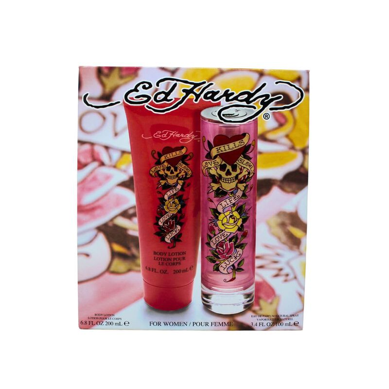 Set De 2 Unidades De Perfume Ed Hardy De 100 Ml... image number null