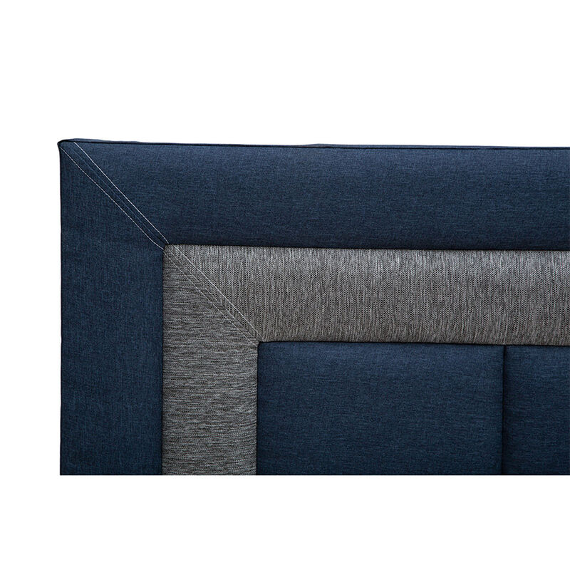 Cabecera Individual Dicasa Bora Azul-Gris image number null