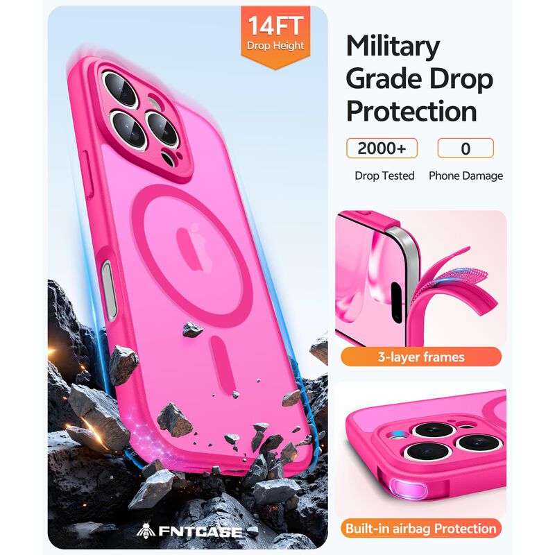 Funda FNTCASE para iPhone 16 Pro con MagSafe y ... image number null