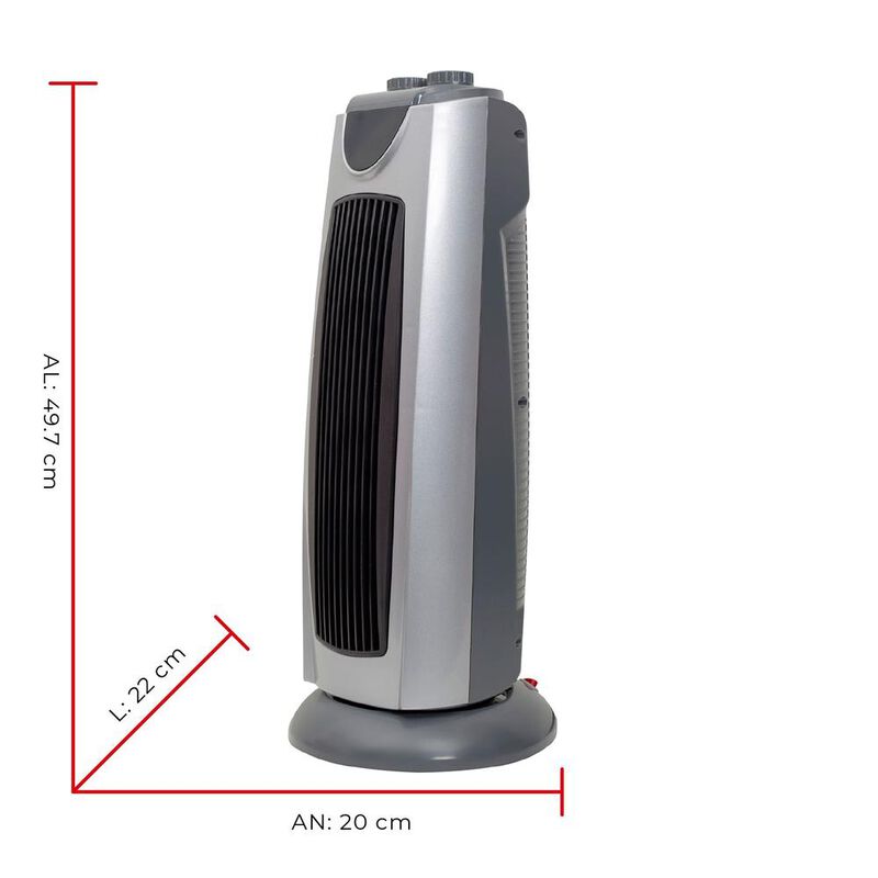Calefactor De Ambiente De Torre, 2000 W image number null