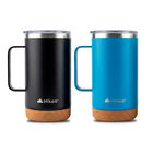 Termos para Caf&eacute; de Acero Inoxidable con Tapa Antiderrames 2 Piezas, Hikeo, 84612