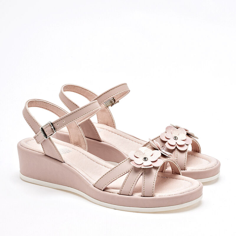 Yuyin Sandalia para mujer rosa image number null