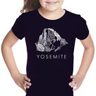 Camiseta Word Art Para Ni&ntilde;a - Yosemite - Negro