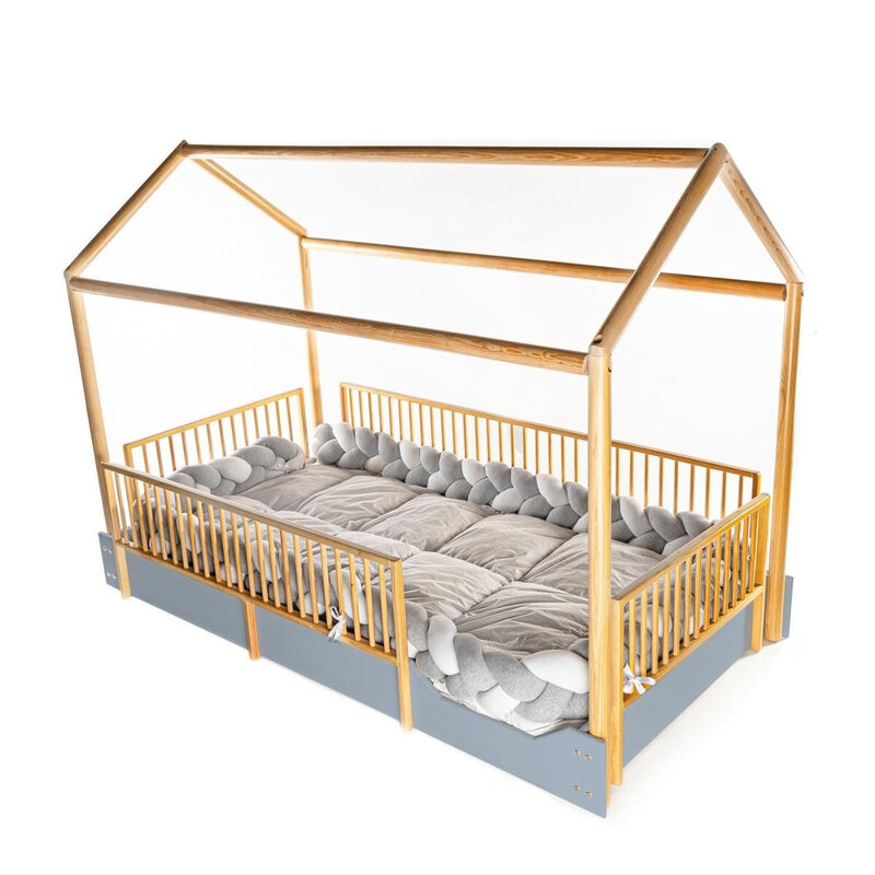 Cama Casa Montessori de Madera - Individual Dud... image number null