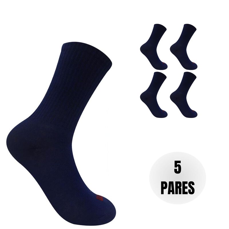 Wilson 5 Pares de Calcetas para Niño, Color Azu... image number null