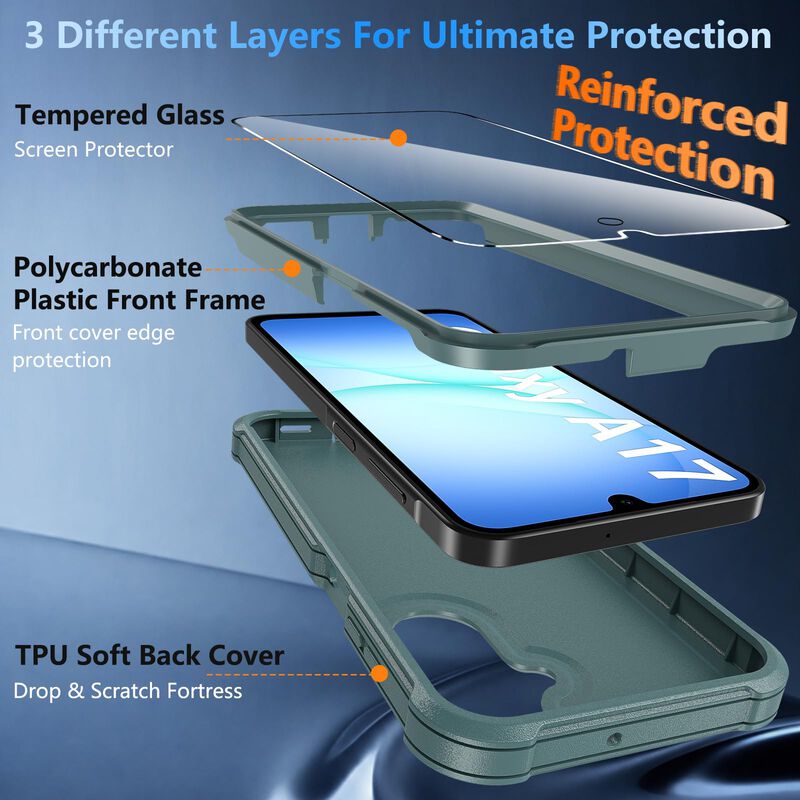 Funda Hensinple para Samsung Galaxy A17 5G + Pr... image number null