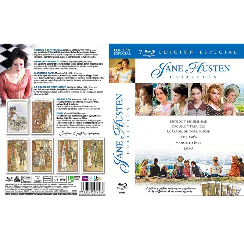 Pack Jane Austen - Contiene 6 Postales Vintage ... image number null
