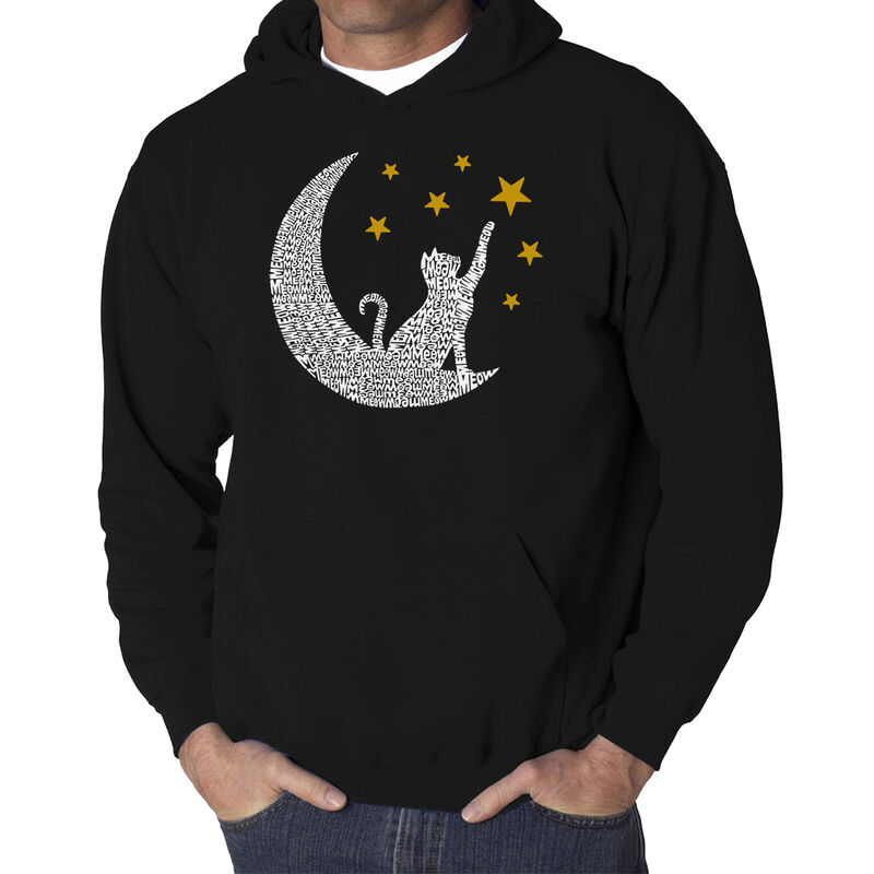 Sudadera Con Capucha Word Art Para Hombre - Gat... image number null