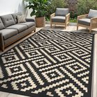 Alfombra Sarben Outdoor De 183 X 274 Cm, Impermeable, Reversible, Para Patio