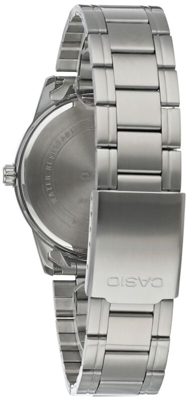 Reloj Casio Mtp-v001d-1b Est&aacute;ndar De Acero Inox... image number null