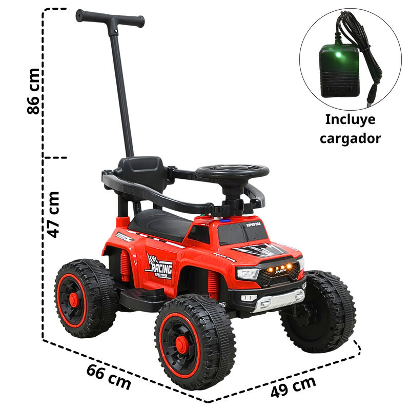 Montable El&eacute;ctrico Monster Para Ni&ntilde;os Con Contr... image number null
