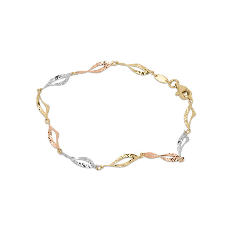 Pulsera De Oro Florentino 14k (19cm Aprox) image number null