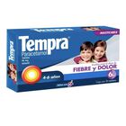 Tempra Tableta Masticable 80mg Fiebre Y Dolor Sabor Uva Para