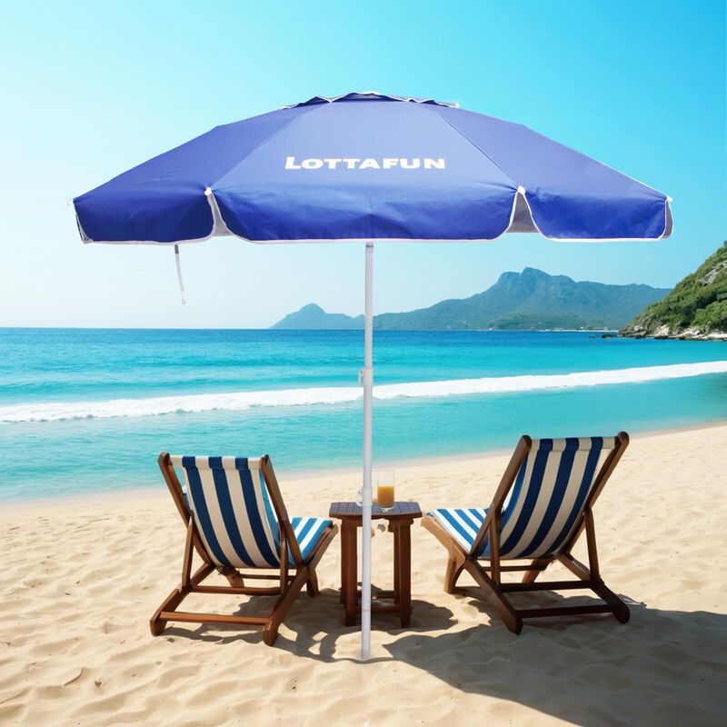 Sombrilla De Playa Lottafun, 183 Cm, Uv 50+, Re... image number null