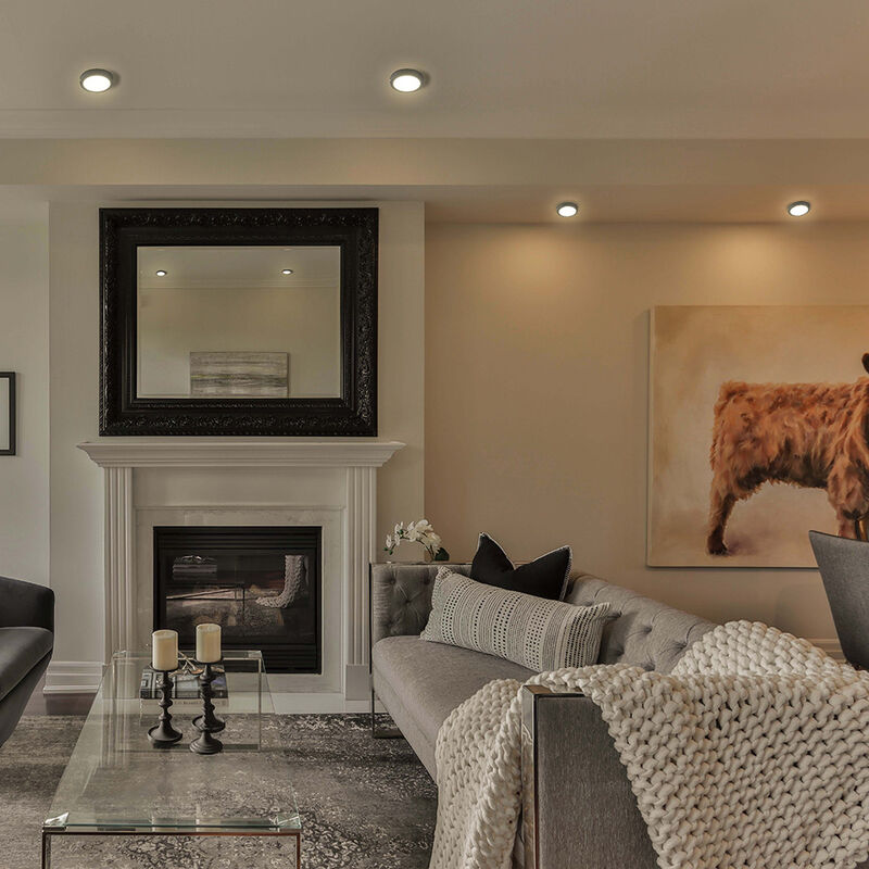 L&aacute;mpara Plaf&oacute;n LED de Sobreponer, 12 W, Luz Sua... image number null