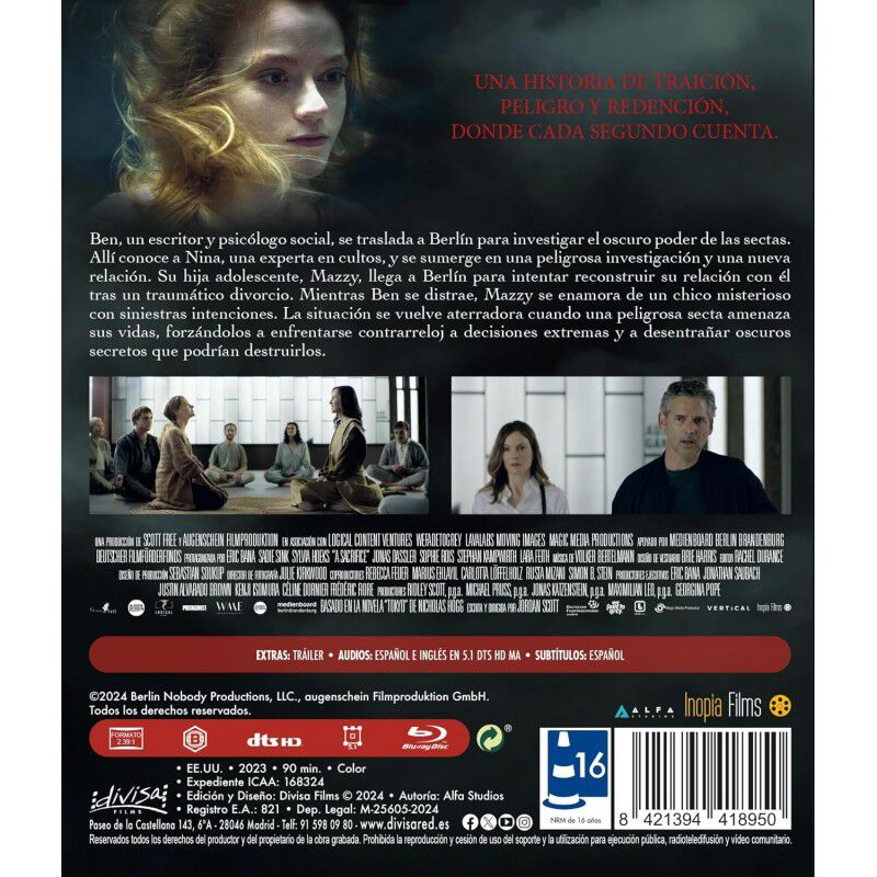 La Secta [Blu-ray] (2024) Un Sacrificio image number null