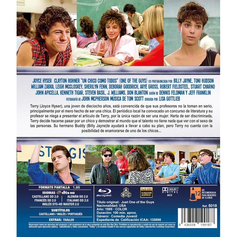 Un Chico Como Todos [blu-ray] (1985) Solo Uno M... image number null