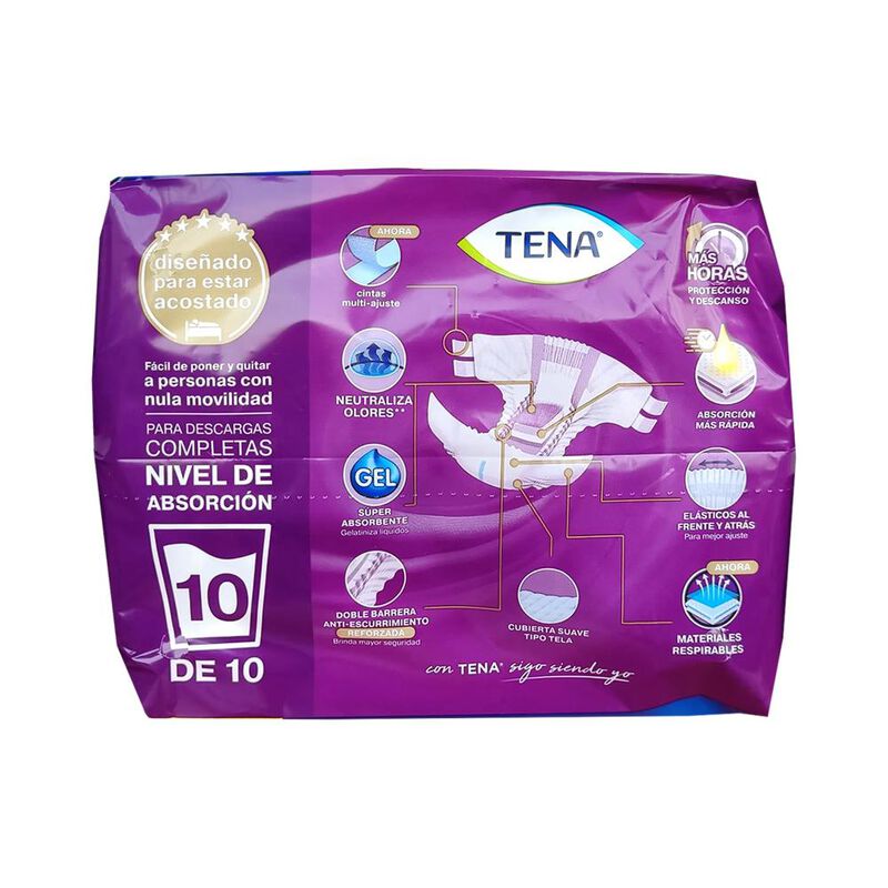 Tena Slip Nocturno Ch / M 8 Pa&ntilde;ales image number null