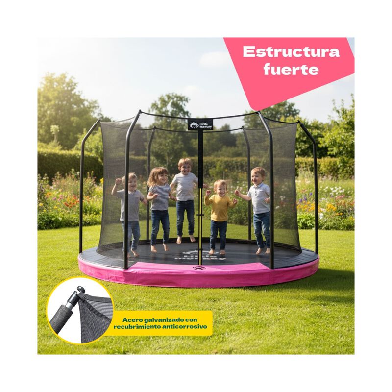 Trampolin 10ft 3m Brincolin Seguridad Empotrado... image number null