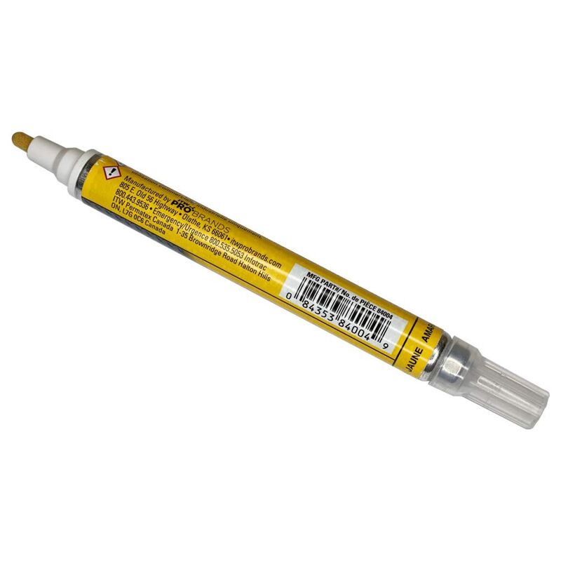 Marcador Dykem Brite-mark L&iacute;nea Regular Amarill... image number null