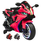 Moto Montable El&eacute;ctrica para Ni&ntilde;os Luces Led Sonido y Freno Bater&iacute;a 12v - Rosa