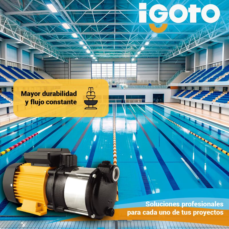 Bomba De Agua Multietapa Horizontal Mh550 Igoto... image number null