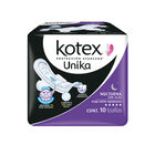 TOALLAS NOCTURNAS U BY KOTEX 10S