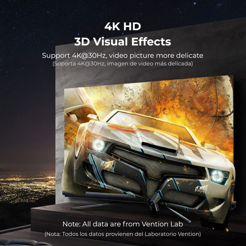 Adaptador Mini HDMI (Macho) a HDMI (Hembra) VEN... image number null