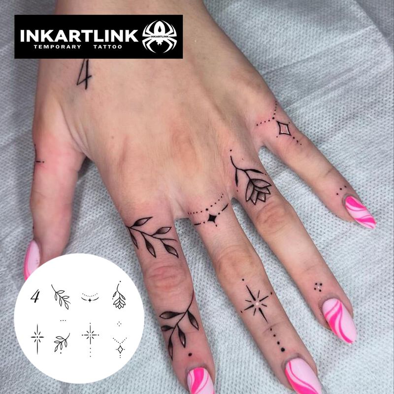 Tatuajes Temporales Inkartlink 2 Hojas Con Dura... image number null