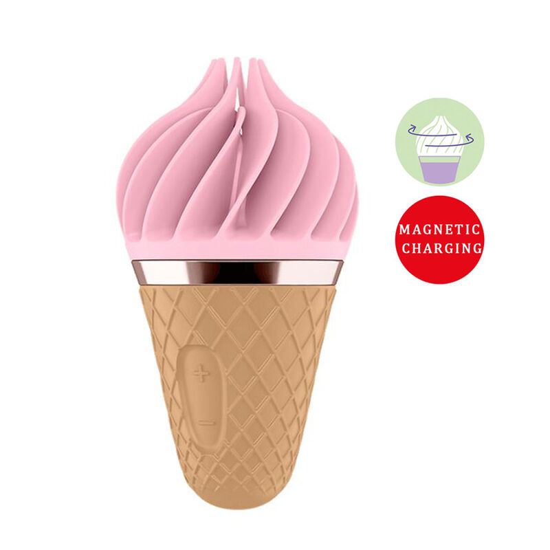 Vibrador Ice Cream Vainilla Tutifruti Rosa 11RT image number null