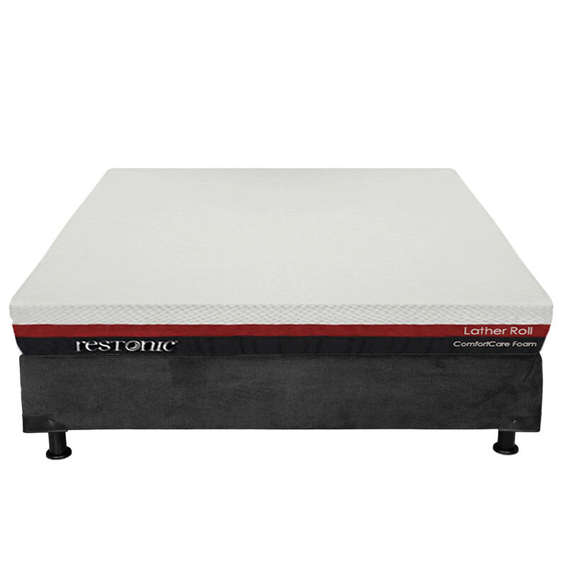 Colch&oacute;n Queen Size Roll + Box + 2 Almohadas Tri... image number null