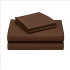 Juego de S&aacute;banas Tacto Algod&oacute;n Suaves y Duraderas King Size Chocolate Kyuden Home