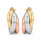 Arracadas De Oro Florentino 14k (10 Mm Aprox)