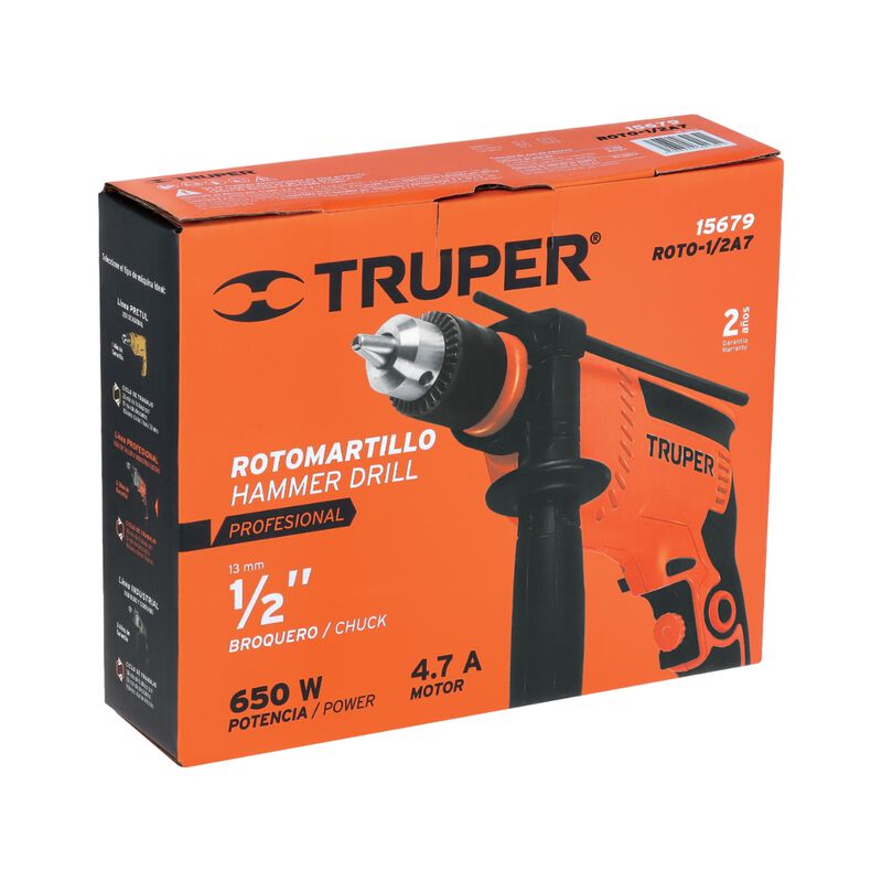 Rotomartillo/destornillador 1/2 Pul 15679 Trupe... image number null