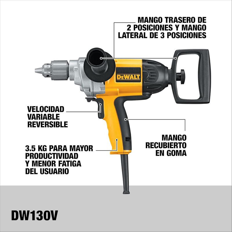 Taladro Dewalt 1/2" 1vr Profesional Modelo Dw13... image number null