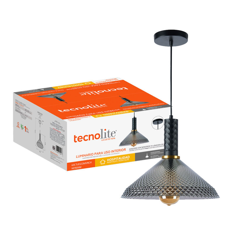 L&aacute;mpara Colgante de Cristal, 1.20 m de Altura, ... image number null