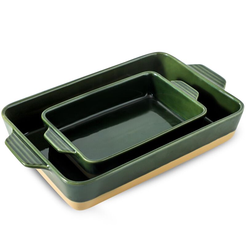 Juego De Cazuelas Howise 23x24 Cm Y 23x16 Cm Ve... image number null