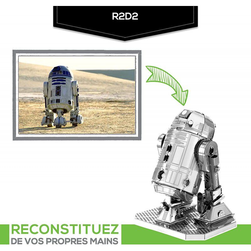 Maqueta R2-D2 Star Wars de Metal 3D image number null