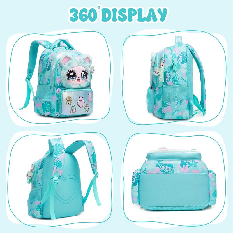 Mochila Meetbelify 41 cm Para Ni&ntilde;as &ndash; Set Con L... image number null