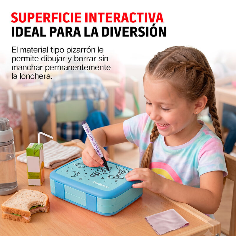 Lonchera para Ni&ntilde;os Bento Box de 5 Divisiones d... image number null
