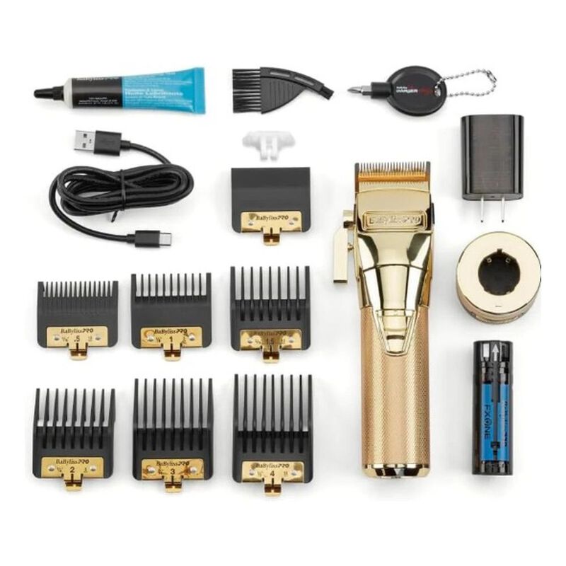 Combo Babyliss Clipper & Trimmer Gold Fxholpk2o... image number null