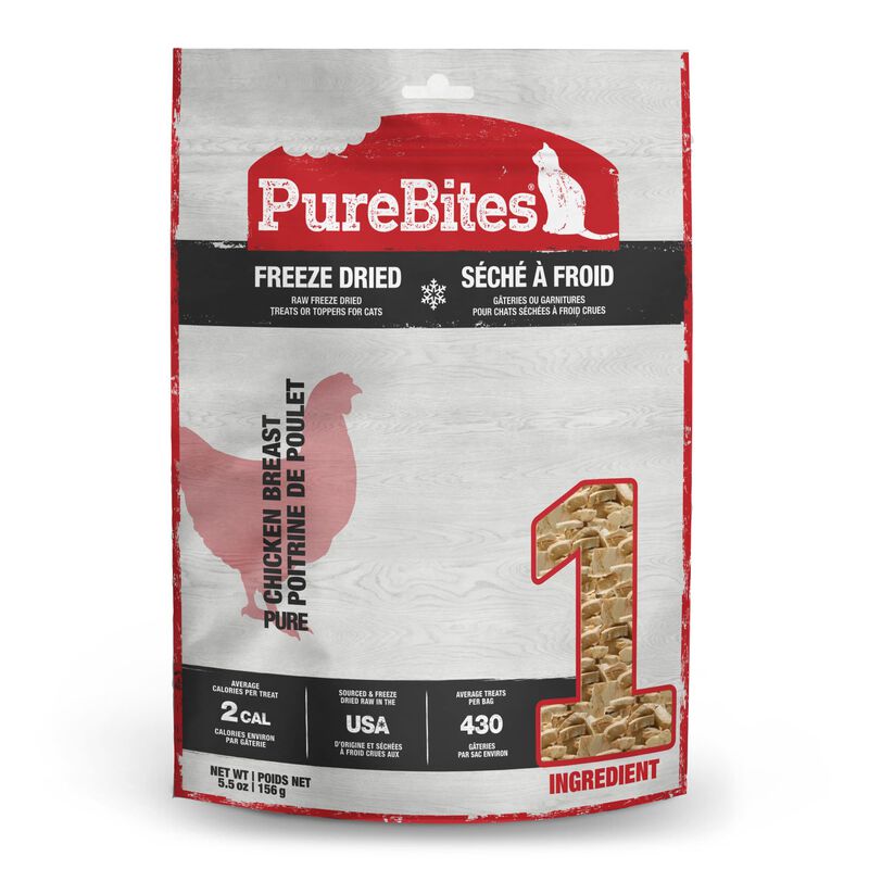 Cat Treats Purebites, Pollo Liofilizado, 155 G,... image number null