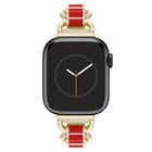 Correa Para Apple Watch Anne Klein 38/40/41/42 mm Cadena Roja