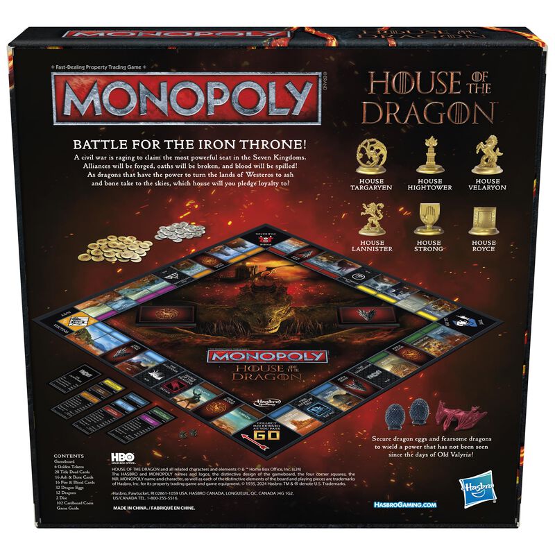 Juego De Mesa Monopoly House Of The Dragon Edit... image number null